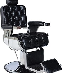 All Purpose Barber Chair Salon Chair for Hair Stylist Tattoo Chair Heavy Duty Barber Salon (Color : A)