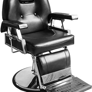 Hair Cutting Salon Chair Barber Chair Hydraulic Horizontal Salon Barber Chair Lifting and Rotating Beauty Salon Chair Salon Styling Beauty Equipment