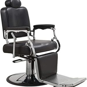Hydraulic Barber Chair Salon SPA Chair Hydraulic Salon Barber Chair Heavy Duty Salon Barber Chair Luxury Hydraulic Reclining Hairdressing Shaving