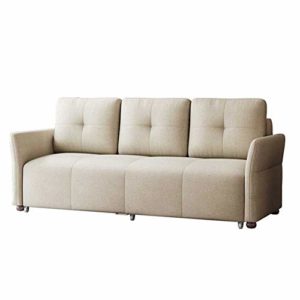 Convertible Sofa Couch Sleeper Futon Sofabed - Loveseat with Wheels and Hidden Storage Space - Modern Couch Sofa for Living Room